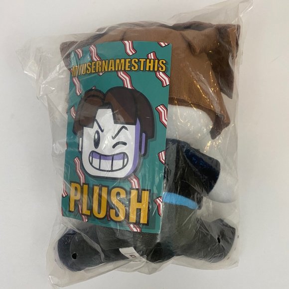 Juniper Toys Myusernamesthis Bacon Hair Plushy Plush Stuffed Figure